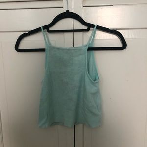 Turquoise halter top